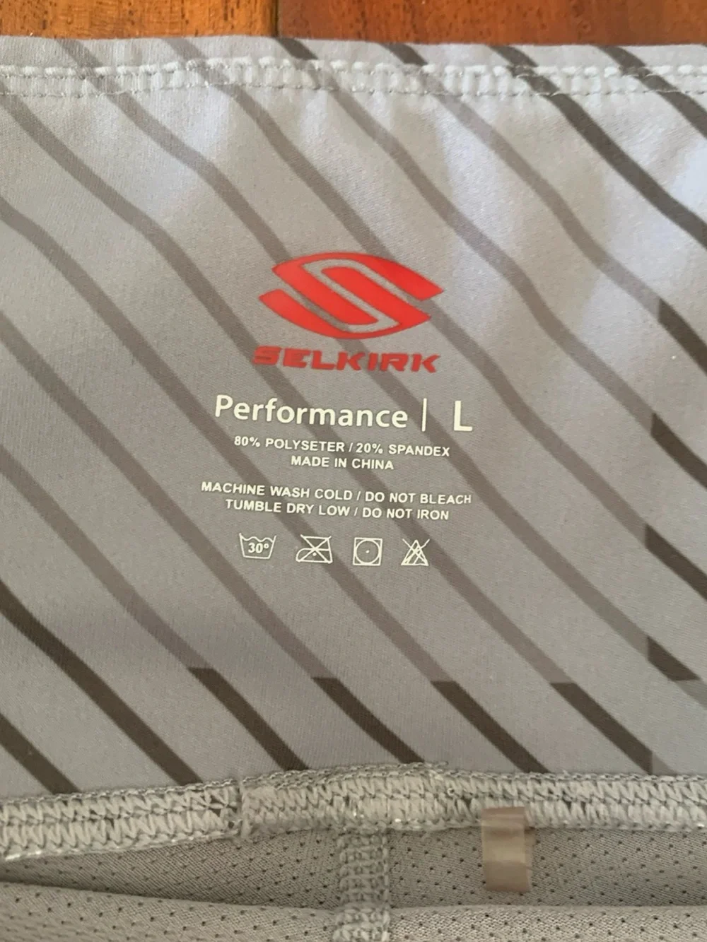 Selkirk Women's Shorts Size L Pro Line Performance Zince Grey Pickleball Tennis